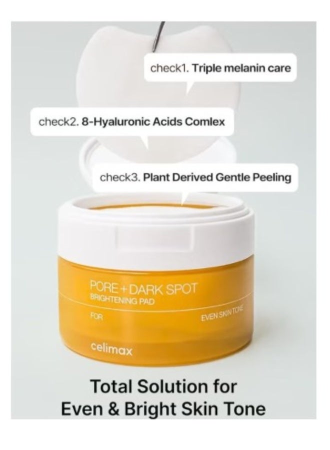 celimax PORE+DARK SPOT Brightening Pad (40 Pads) 100ml - Image 4