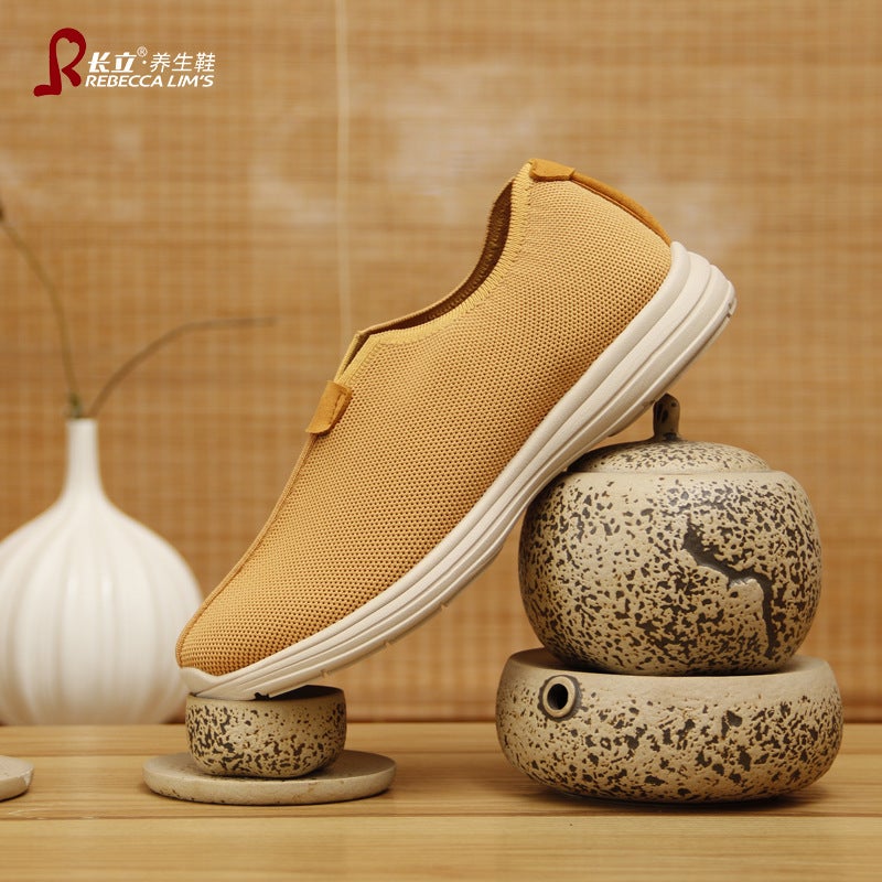 Changli Health Shoes Meditation Shoes Monk-Monk Shoes Men'S And Women'S Mesh Breathable Non-Slip Monk Shoes Beijing Square - Image 3
