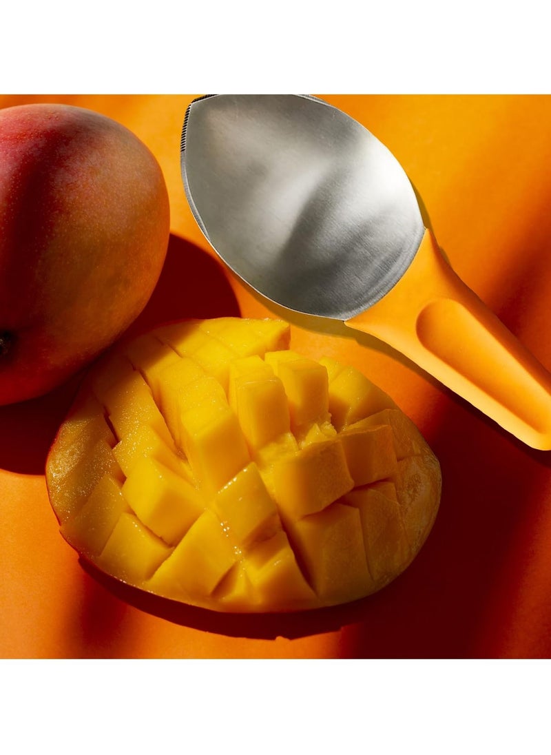 SYOSI - SYOSI Mango Slicer, Mango Cutter Mango Splitter to Separate the pulp Watermelon Cutter Home Fruit Slicer with Non-Slip Handle for Split Mango/Watermelon/Avocado (Orange) - Image 1