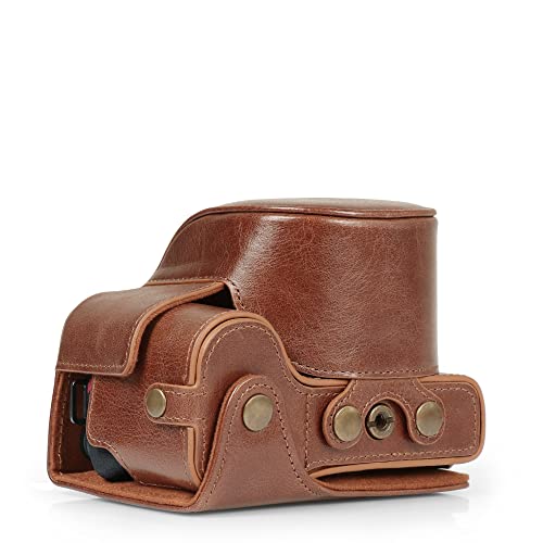 MegaGear Ever Ready Genuine Leather Camera Case Compatible with Nikon Z30 1650mm Brown - Image 3