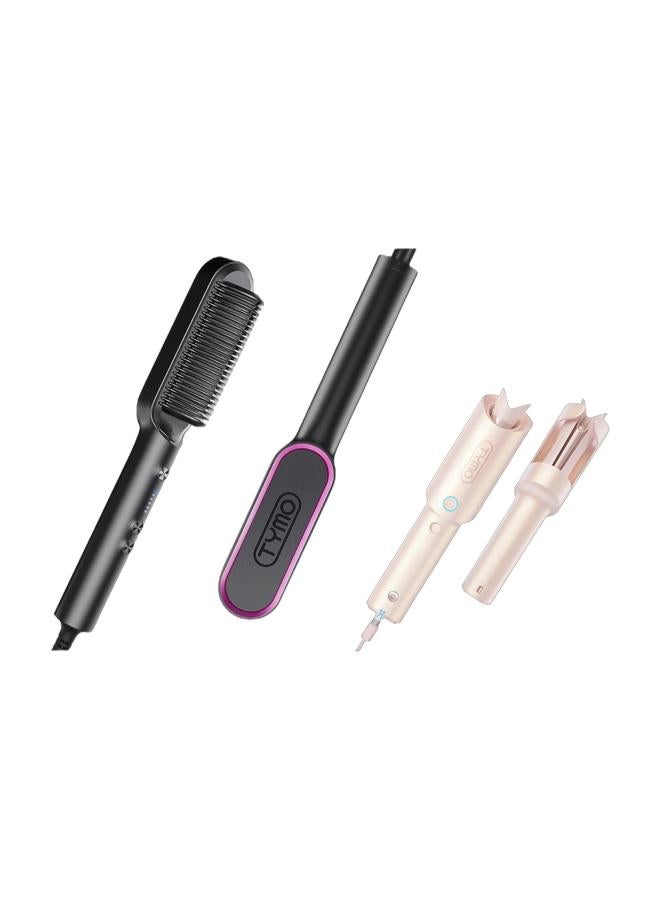 تايمو مكواة فرد الشعر TYMO Ring + مكواة تجعيد الشعر اللاسلكية CURLGO - Image 1