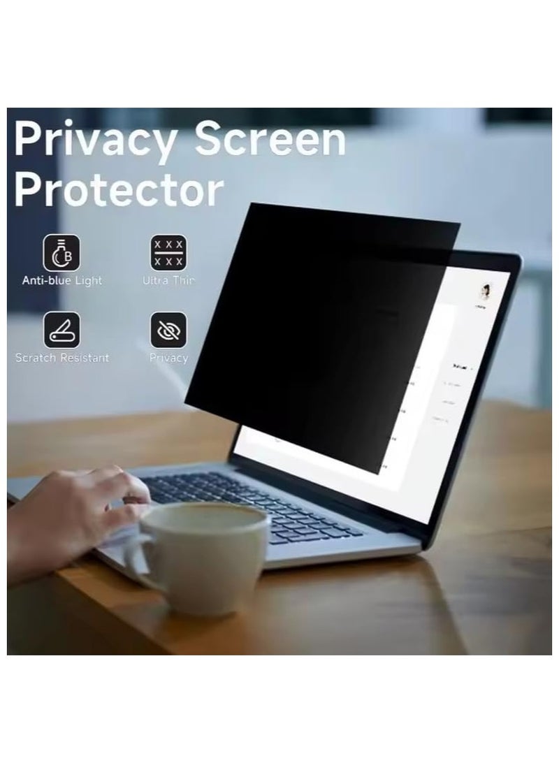عام "حماية خصوصية للشاشة متوافقة مع لاب توب Asus ZenBook 14 OLED (2025) UX3405C مقاس 14 بوصة - فيلم لاصق يوفر خصوصية 360° ضد التجسس" - Image 3