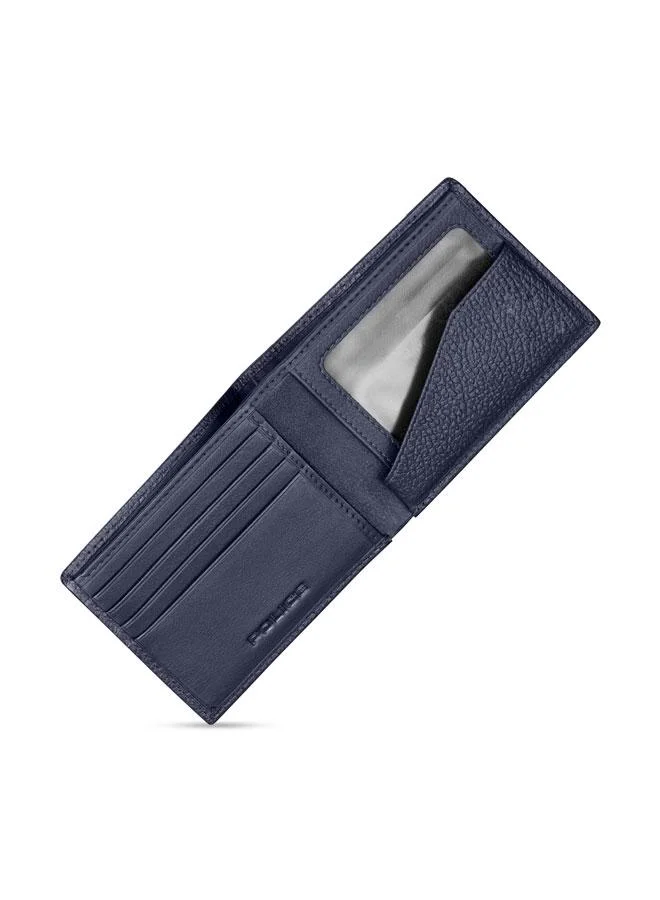 Police Primo Primo Navy Leather Wallet for Men for Men | Best Price UAE