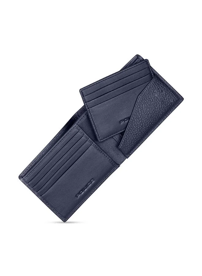 Police Primo Primo Navy Leather Wallet for Men for Men | Best Price UAE