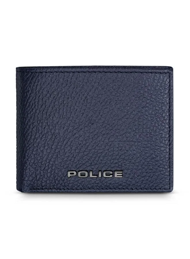 POLICE Primo Navy Leather Wallet for Men