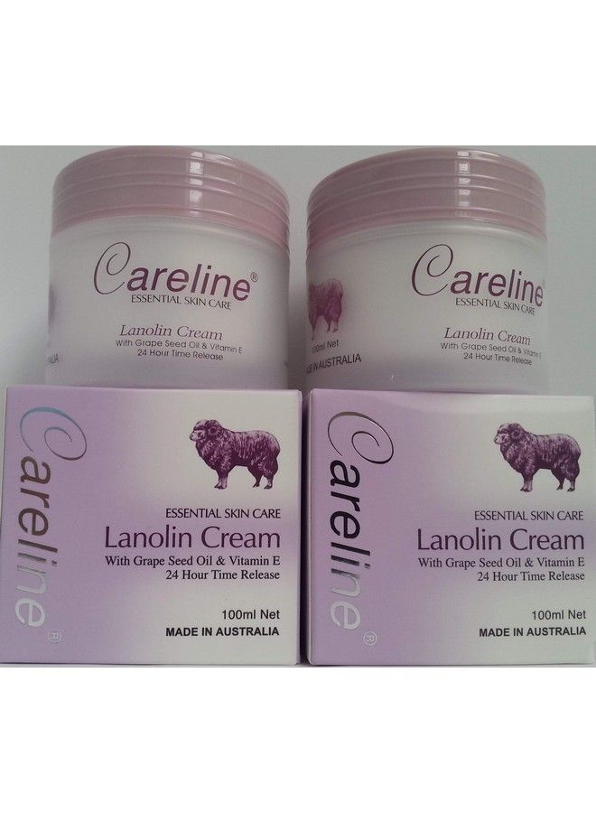 Careline Line Lanolin Cream With Grape Seed Oil & Vitamin E 100Ml - Image 3