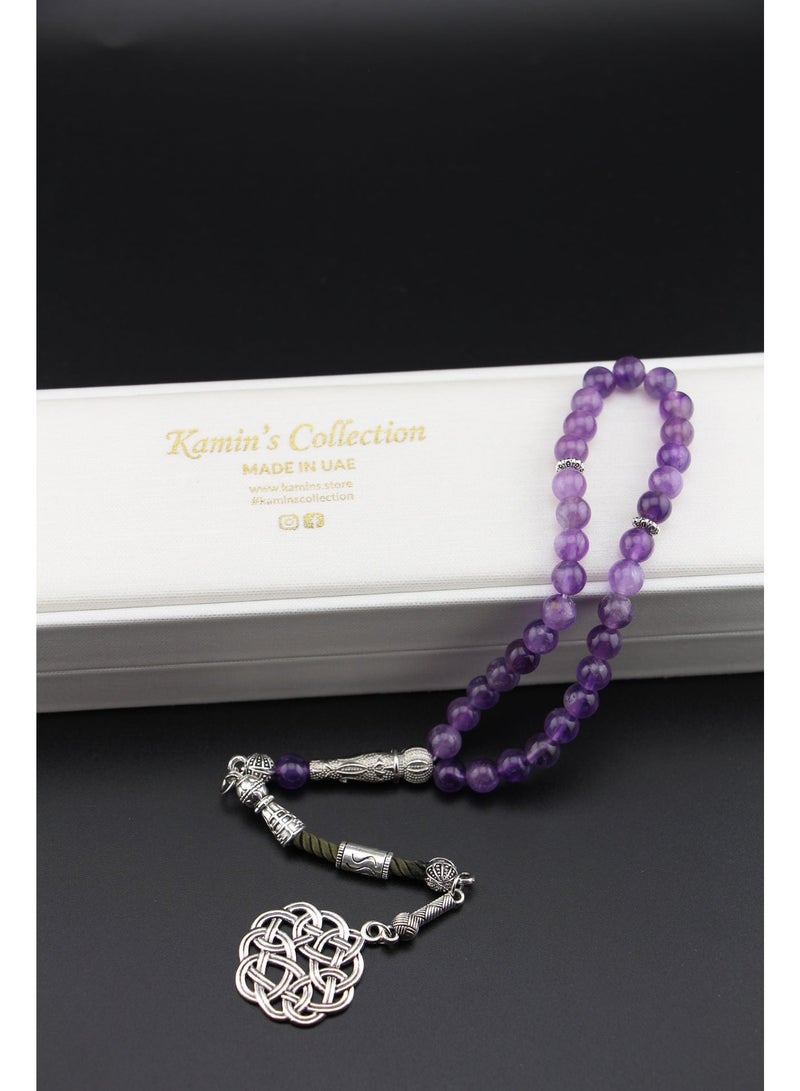 Kamins Collection Amethyst Prayer Beads 33 - Image 1