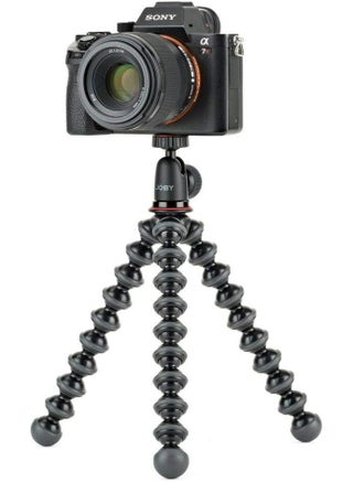 JOBY JB01503 GorillaPod 1K Kit Compact Tripod 1K Stand and Ballhead 1K for Compact Mirrorless Cameras or Devices up to 1k (2.2lbs) - Black/Charcoal - view 4