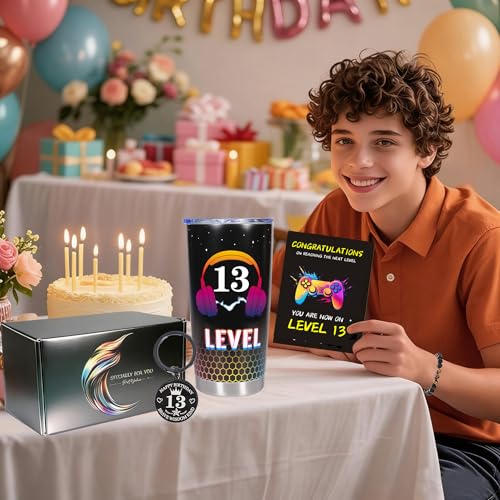 Carselage 13 Year Old Boy Gifts 13th Birthday Gifts Decorations for Son Gamer Gifts for Teenage Boy Christmas Gift for Kids Nephew Grandson Brother - Image 3