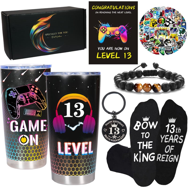 Carselage 13 Year Old Boy Gifts 13th Birthday Gifts Decorations for Son Gamer Gifts for Teenage Boy Christmas Gift for Kids Nephew Grandson Brother - Image 2