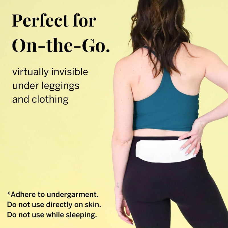 Pixie Cup Pixie Large Period Cramps Menstrual Pain Relief Heat Patches for Feminine Care - Lower Abdominal & Back Ache Therapy - Up to 8 Hours - 3 Count Discreet Disposable Heat Pads - Image 5