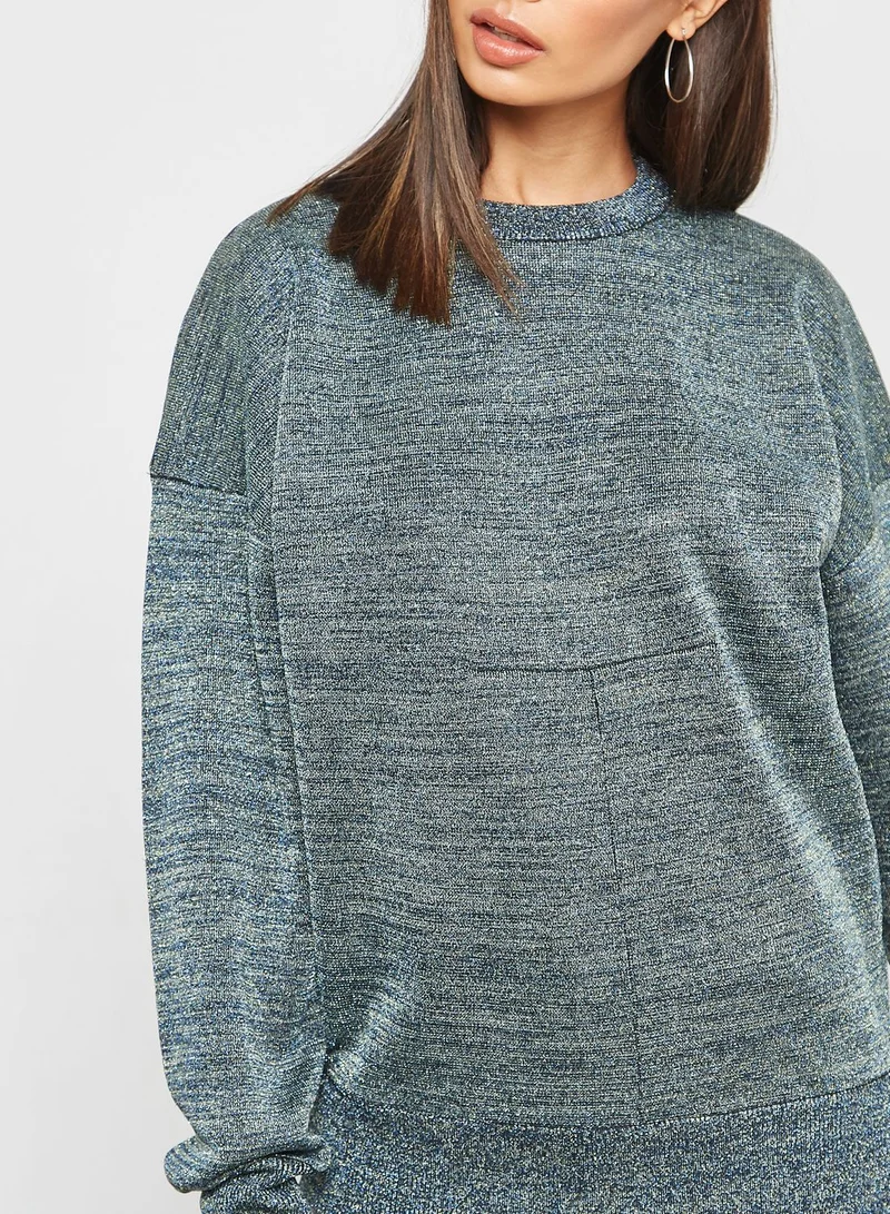 Ginger Lurex Sweater
