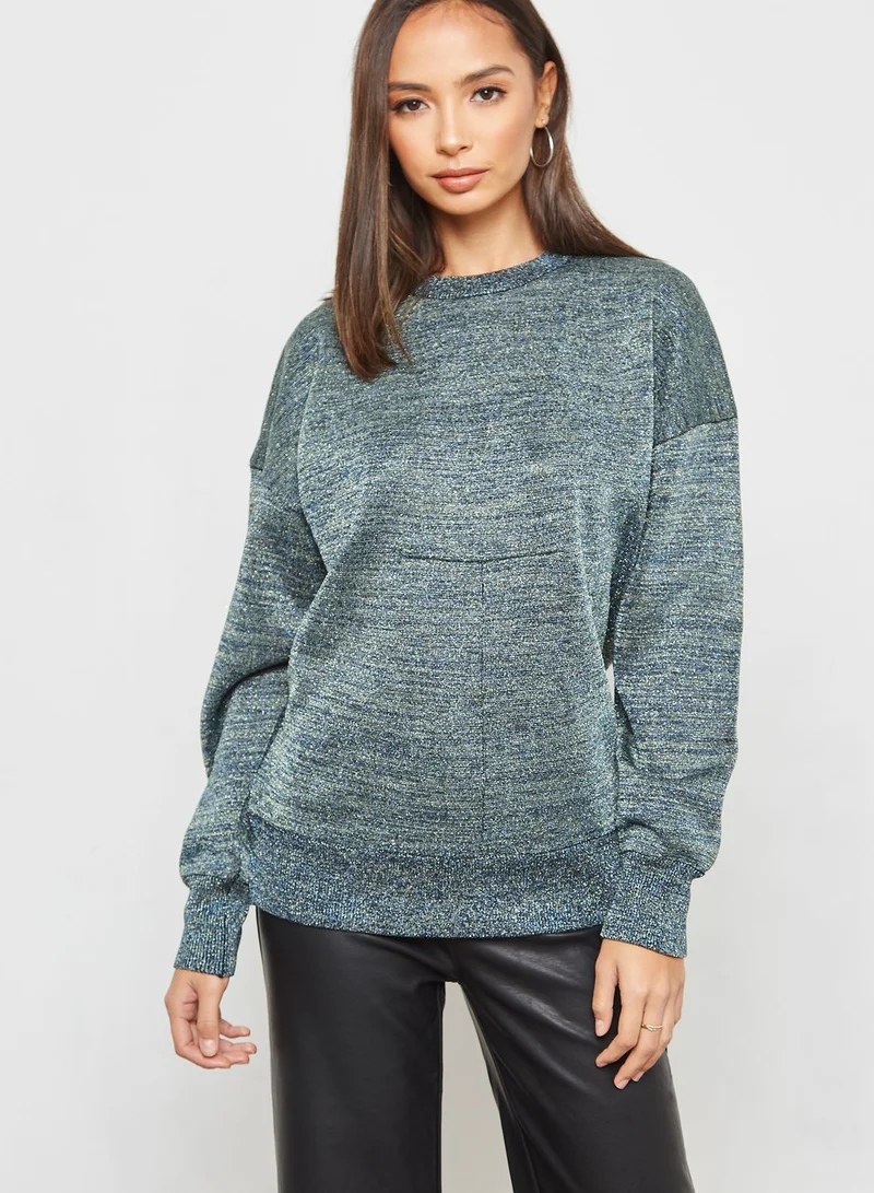 Ginger Lurex Sweater