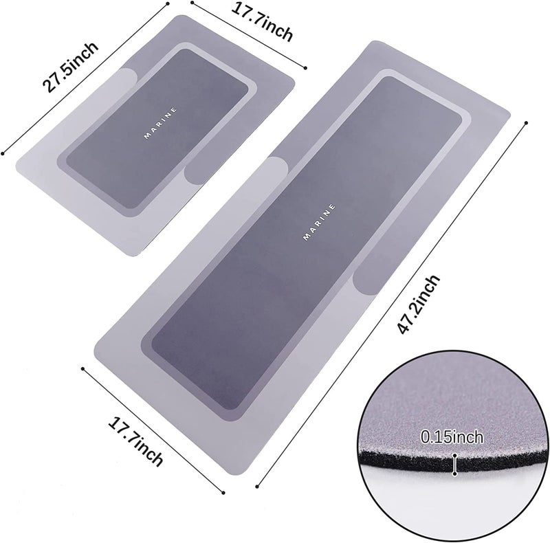 Calyrex Kitchen Mat 2 PCS Kitchen Rug SetKitchen Floor mats Cushioned Anti FatigueWaterproof Kitchen mat 40x60 40x120 cm Set Kitchen Floor Mats Cushioned Comfort Standing - Image 4