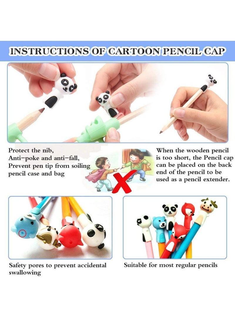 HomarKet 15 PCS Pencil Grips for Kids Handwriting Pencil gripper Pencil Holder Posture Correction Training Writing AIDS for preschooler Kids toddler Children Special Needs  - Image 5