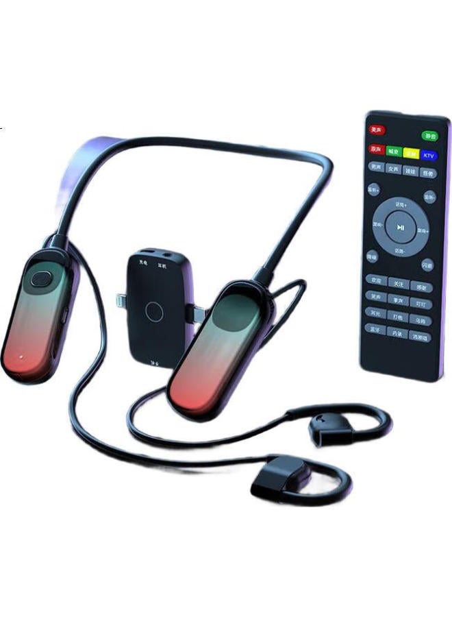 Cuckoo Bugu Niao G10 Wireless Sound Card Kit With Headphones, Microphone, Neck Strap, Open-Style Outdoor Influencer Singing Equipment For - Image 3