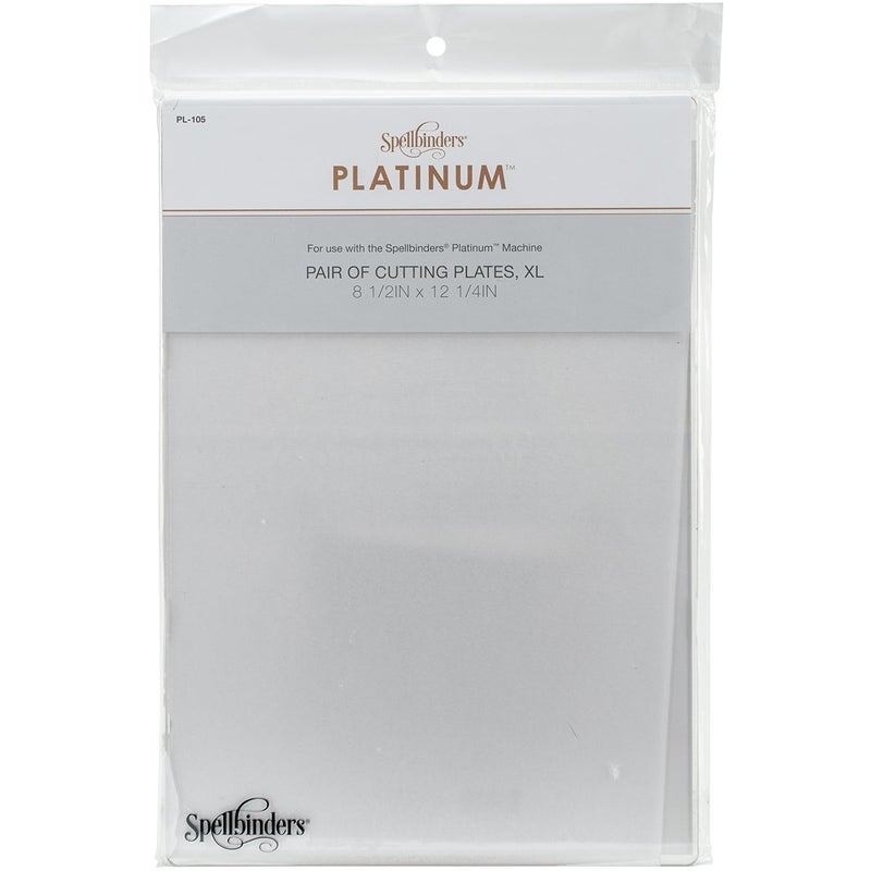 Spellbinders PL-105 Platinum Cutting Plates, XL, Semi-Opaque