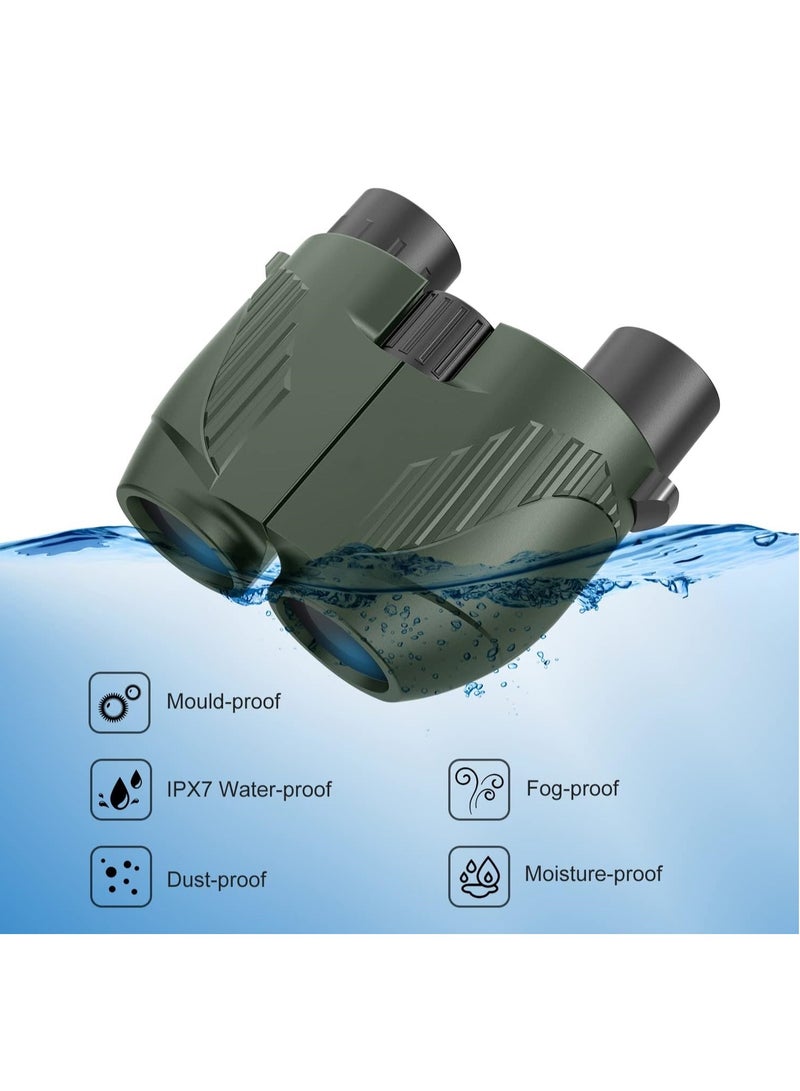 Generic Rodcirant Binoculars 20x25 for Adults and Kids, High Power Easy Focus Binoculars with Low Light Vision, Compact Binoculars for Bird Watching and Travel (Green)  - Image 5