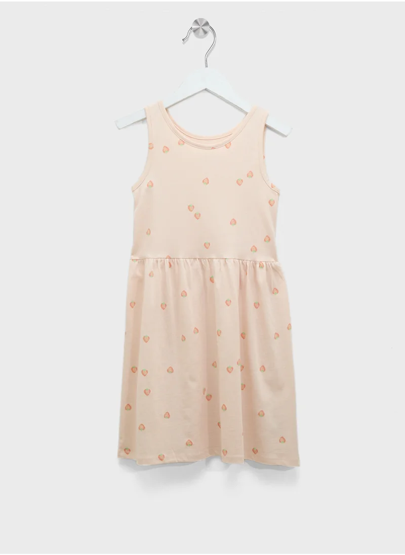 اتش اند ام Patterned Cotton Dress