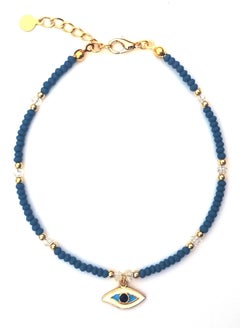 Alwan Long Size Anklet with Evil Eye  - Image 2