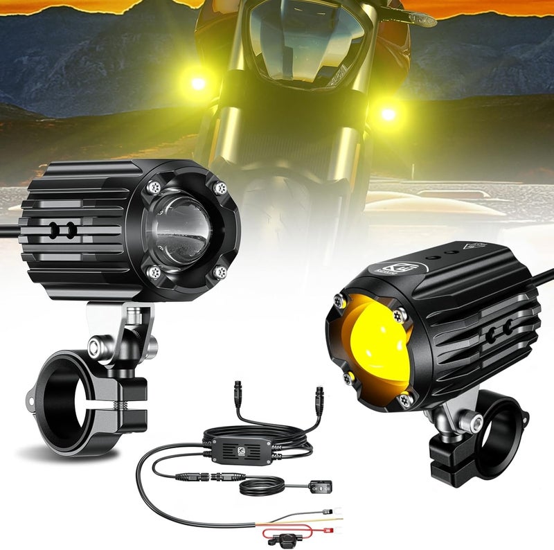 Kewig أضواء كيويج الإضافية للدراجات النارية LED - Image 1