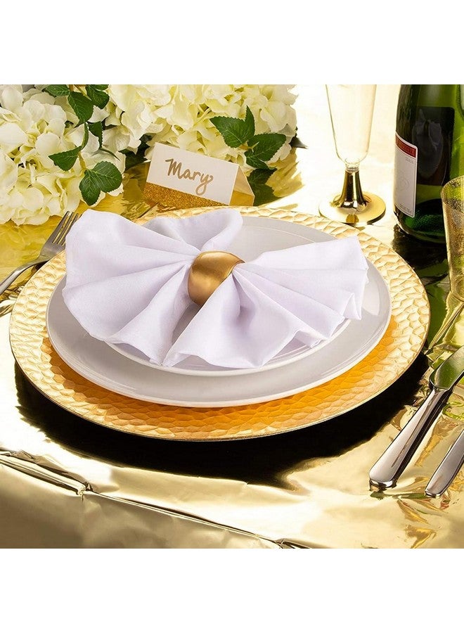 Juvale 3-Pack Gold Plastic Tablecloths - Disposable Party Table Cloths (54 x 108 in Birthday Tablecloth) Rectangular Table Covers for Party - Image 4