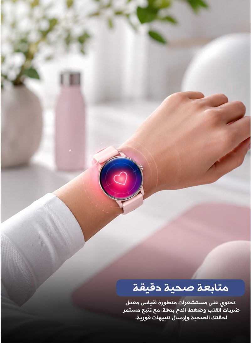 Aolon GTR Mini Smartwatch for Men and Women with 1.39 Inch HD Display Bluetooth Calling Heart Rate Monitor 115 Sports Modes Voice Assistant IP67 Waterproof Fitness Smart Watch Compatible with Android and iOS - Image 3