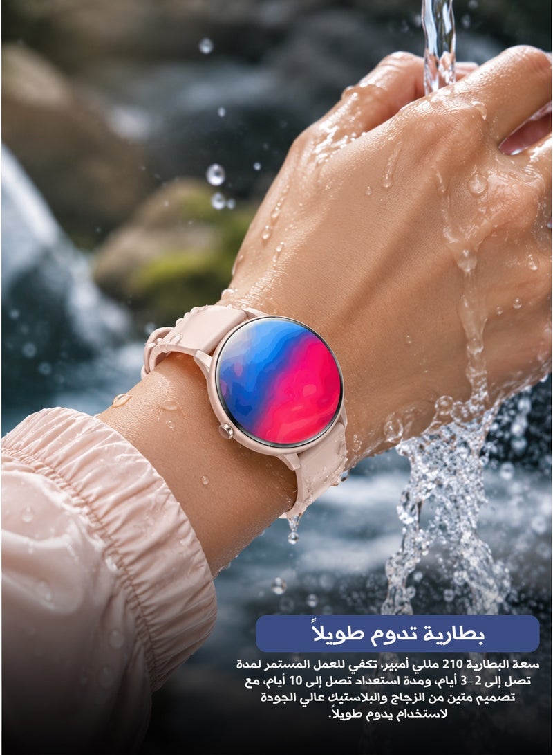 Aolon GTR Mini Smartwatch for Men and Women with 1.39 Inch HD Display Bluetooth Calling Heart Rate Monitor 115 Sports Modes Voice Assistant IP67 Waterproof Fitness Smart Watch Compatible with Android and iOS - Image 4