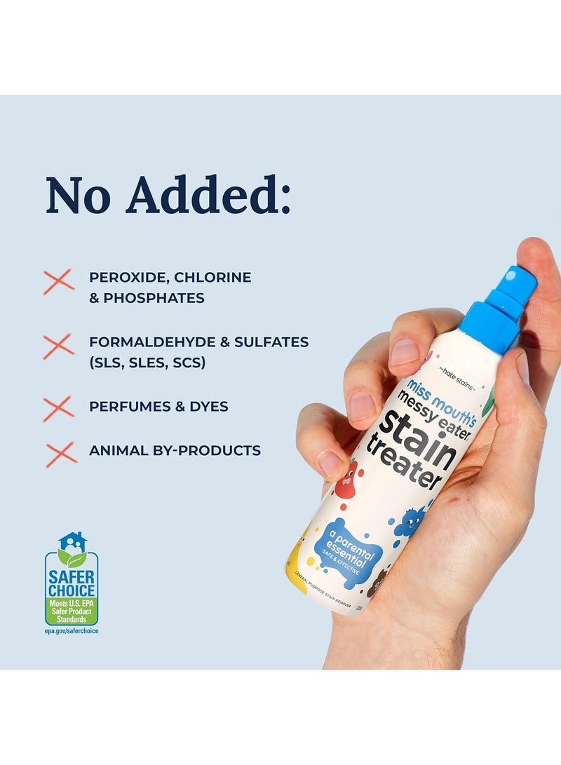 بخاخ مزيل بقع الملابس المتسخة من Miss Mouth، عبوة من قطعتين، سعة 120 مل (240 مل) - Image 4
