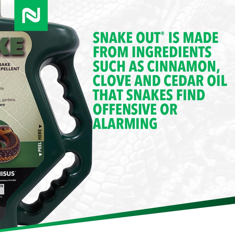 Nisus Snake Out Snake Repellent, Biodegradable, Safe for Pets and Children, Easy Application for Yards, Gardens, and Sheds, 4 lbs - Image 2