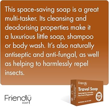 Friendly Soap Travel Soap Bar for Hair and Body Case of 6 - Image 5