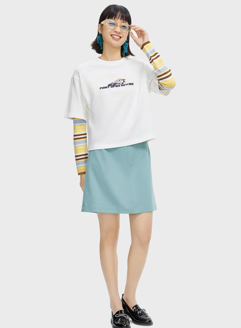SEMIR Oversized Graphic T-Shirt