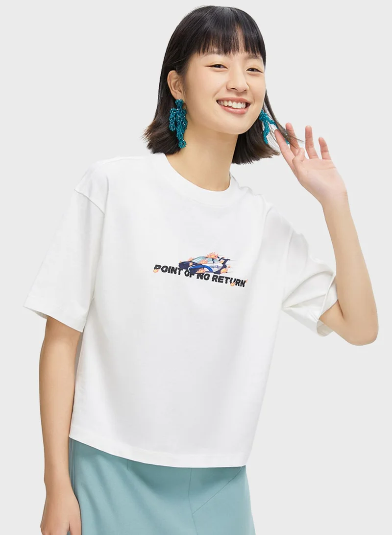 SEMIR Oversized Graphic T-Shirt