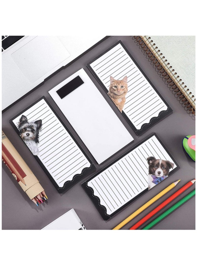 كابتن تيك 6 Pack Magnetic Notepads for Refrigerator - Grocery Shopping List, To-Do Memos, Featuring 6 Unique Animal Designs, Ideal for Kitchen Organization - Image 5