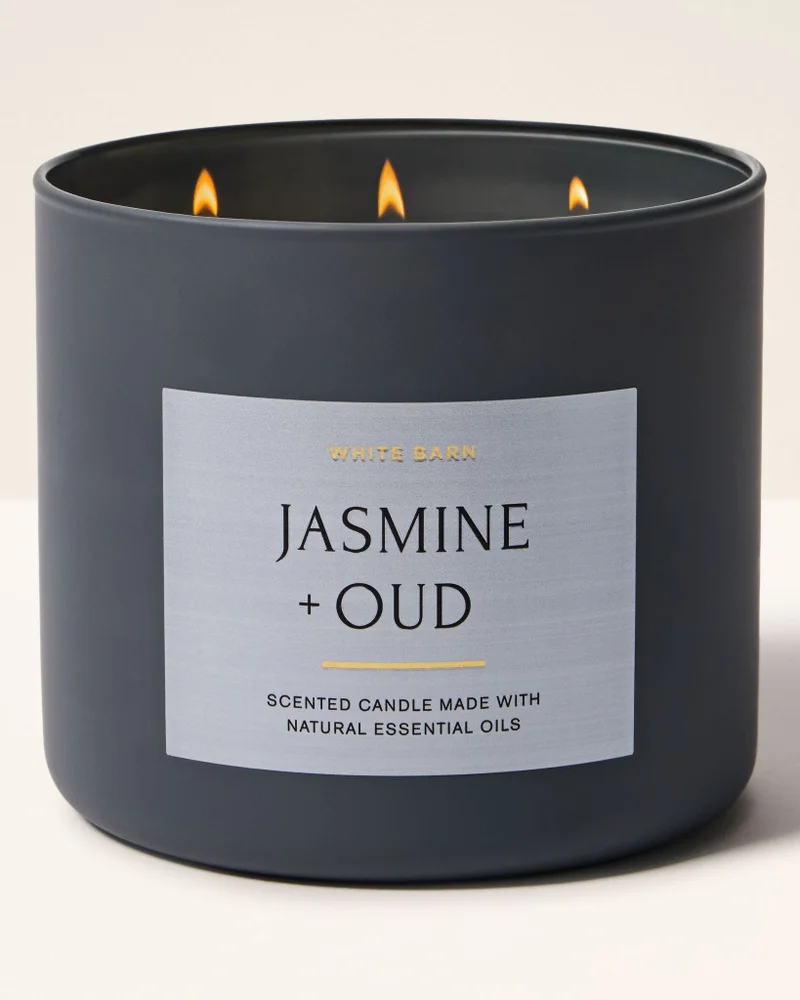Bath & Body Works Jasmine & Oud 3-Wick Candle