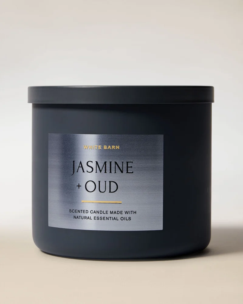 Bath & Body Works Jasmine & Oud 3-Wick Candle