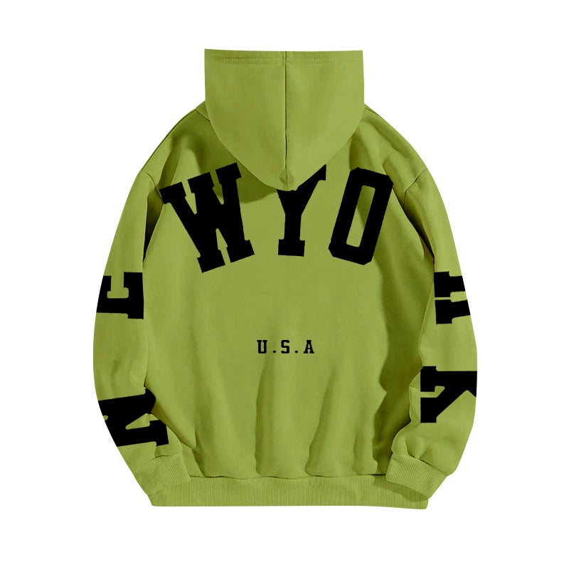 and sweater hooded new loose fashion men''s and women''s letters printing factory direct sales - Image 1