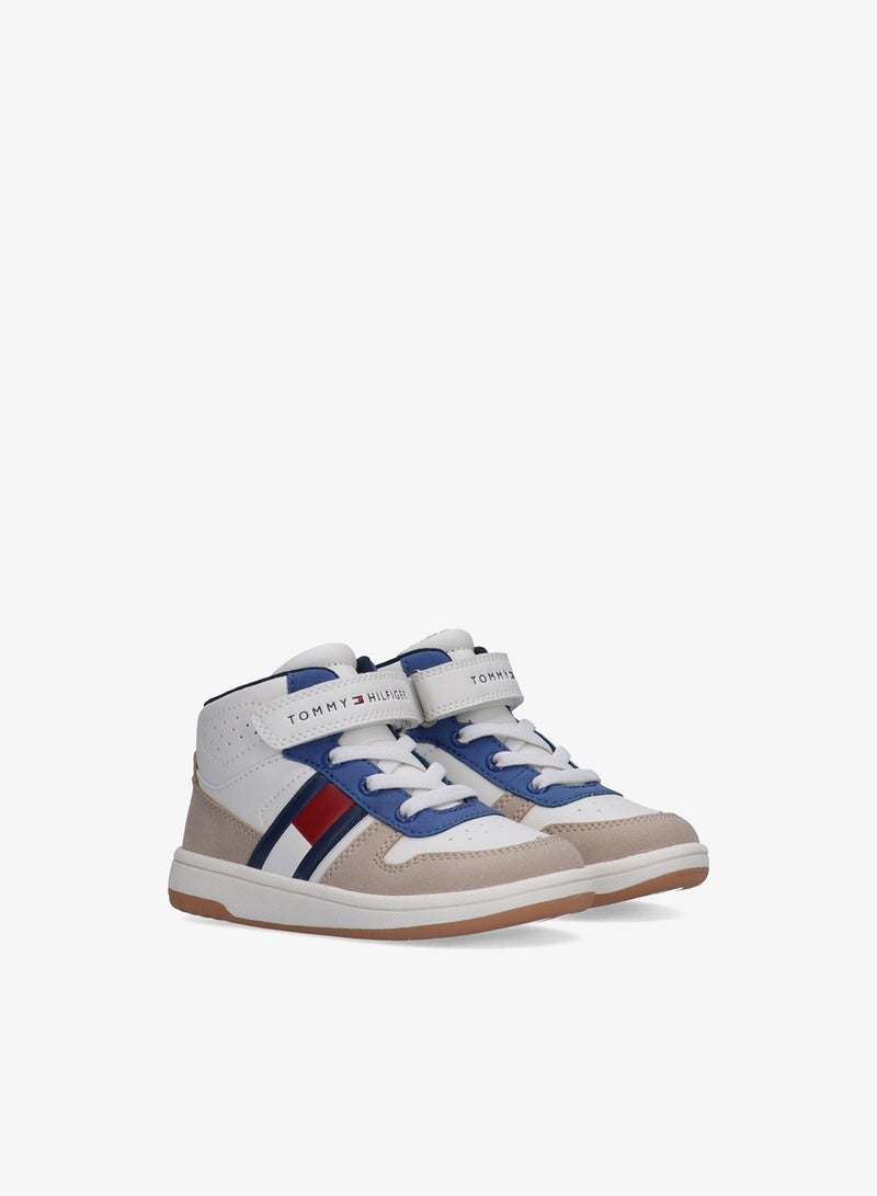 TOMMY HILFIGER Kids Casual High Top Sneakers - Image 2