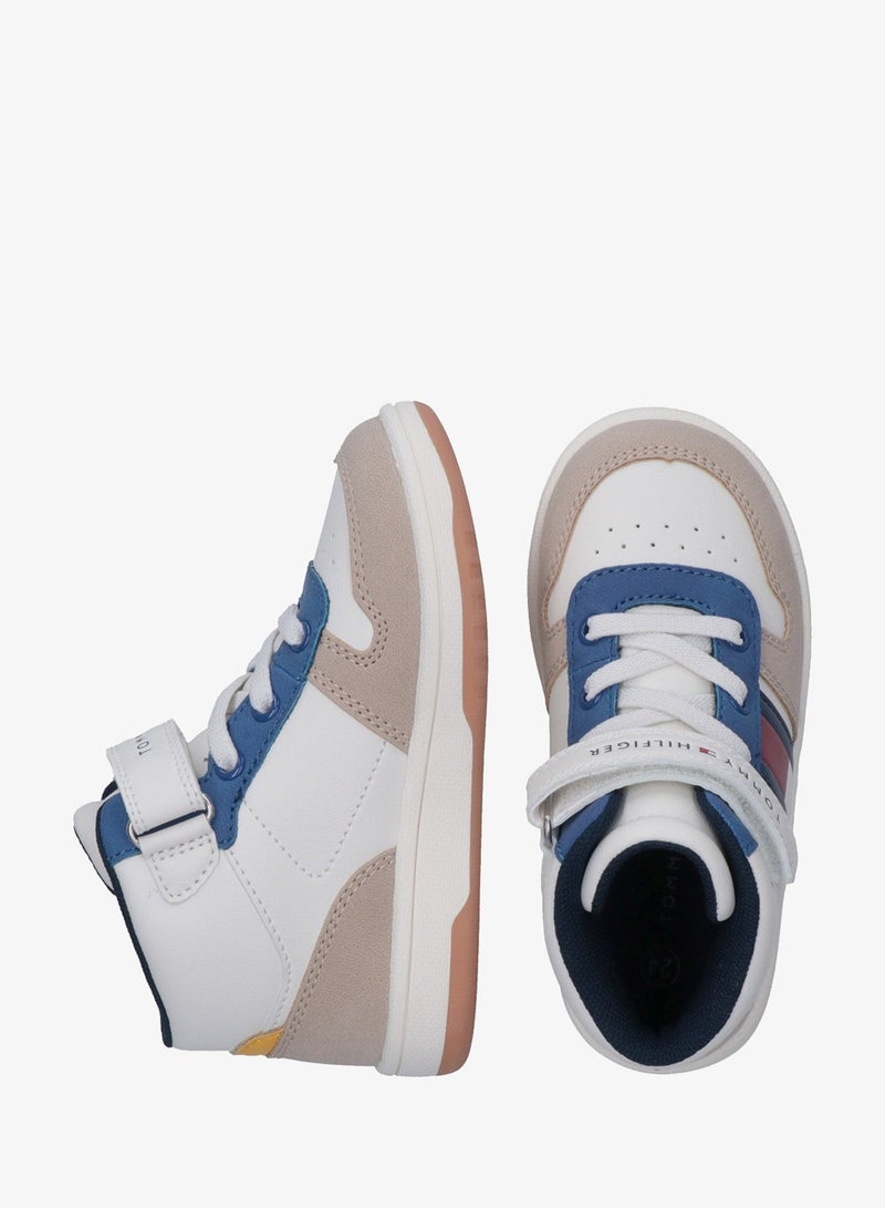 TOMMY HILFIGER Kids Casual High Top Sneakers - Image 4