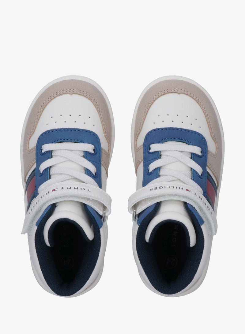 TOMMY HILFIGER Kids Casual High Top Sneakers - Image 3