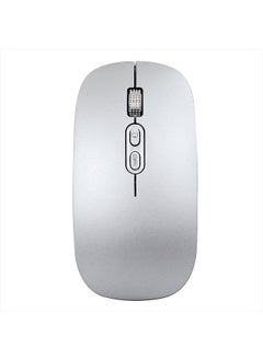 M103 Rechargeable Wireless Mouse 2.4G Wireless Mouse Ultra-thin Mute Mouse 3 Adjustable DPI Built-in 500mAh Battery Sliver