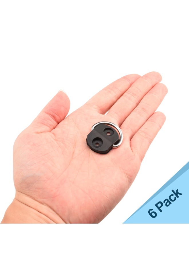 10PCS D-Ring Tie Downs Anchor Stainless Steel D-Rings Trailer Cargo Tie Down Hooks with Mounting Bracket Loads on Car Truck Warehouse Boats Motorcycles - Image 4