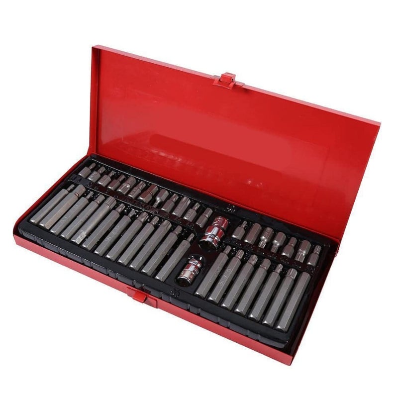 GM Venture 40 in 1 Hex Star Torx Spline Socket Bit Set Tool Kit Garage Equipment Tools - Image 1