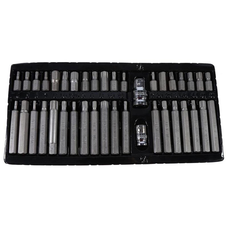 GM Venture 40 in 1 Hex Star Torx Spline Socket Bit Set Tool Kit Garage Equipment Tools - Image 3