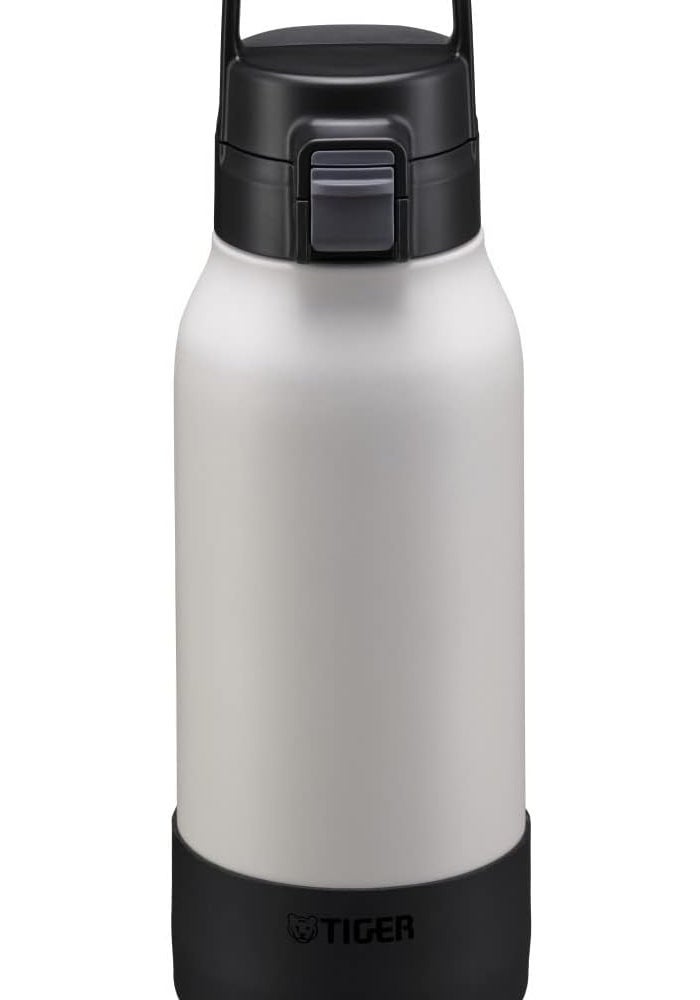 Tiger 1.0L Vacuum Insulated Bottle with Handle - Eaglet White - Image 1