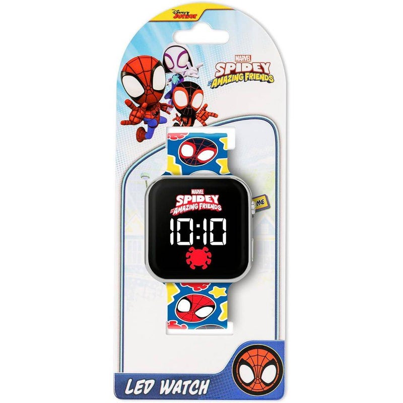 Marvel Spidey and His Amazing Friends Spidey LED Digital Watch (Blue/White) - Image 1