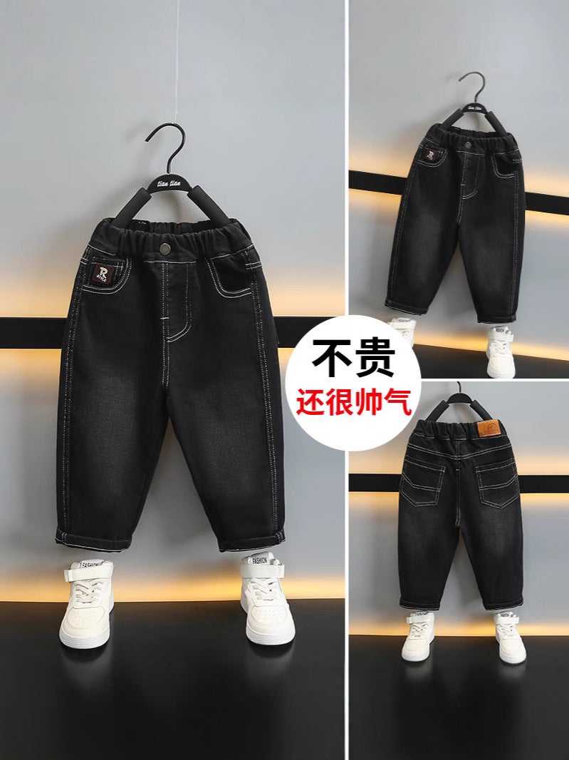 Boys Pants Children'S Stylish Baby Jeans Handsome Boys Spring Casual Fashion - Image 3