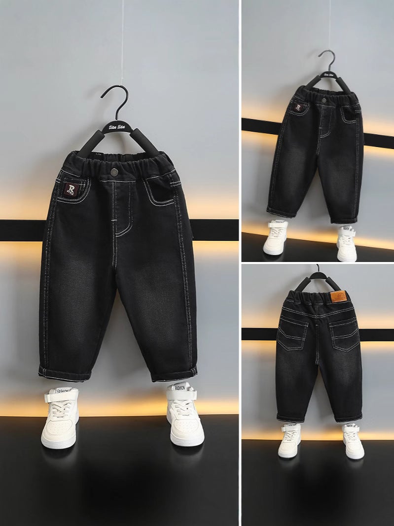 Boys Pants Children'S Stylish Baby Jeans Handsome Boys Spring Casual Fashion - Image 2