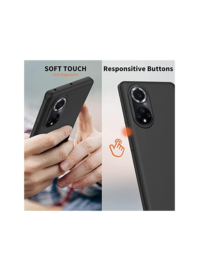 Zaboon For Huawei Nova 9 Case, Pc Matte Mobile Phone Case, Anti-Scratch, Ultra-Thin Protective Case, All-Round Protection, Shockproof Cover, Black - Image 4