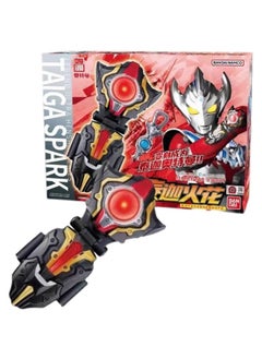 Bandai Classic Ultraman Transformation Series Aix Flash Galaxy Spark Transformation Model Toy-Color:08112 Teja Spark Transformer-with Sound And Light